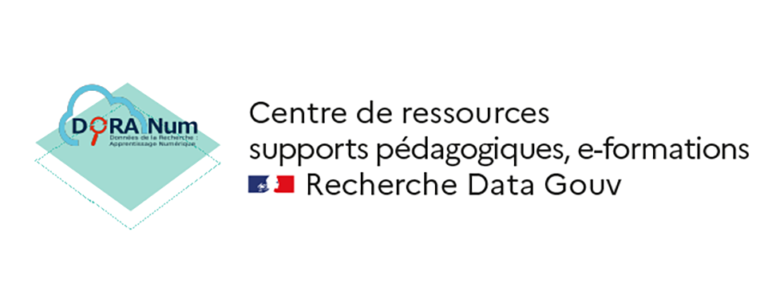 DoRANum Centre de ressources supports pédagogiques e-formations Recherche Data Gouv